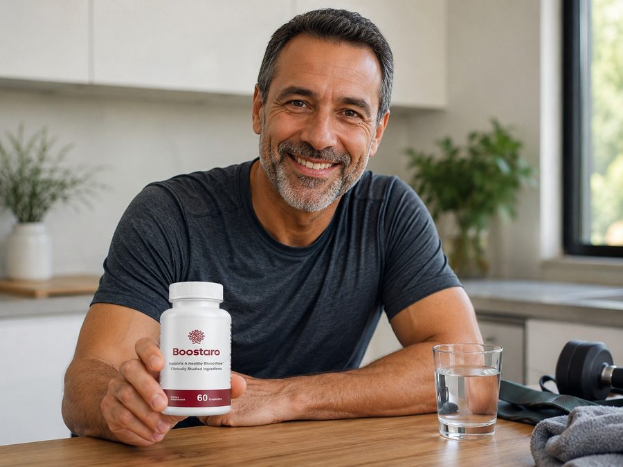 Active man representing male vitality and energy